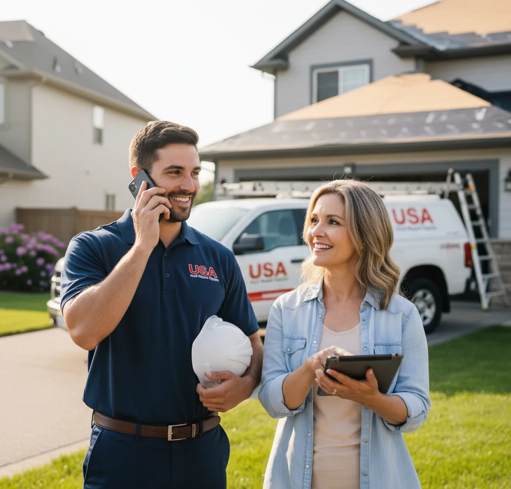 USA Roof Repair Experts customer support in Forestville